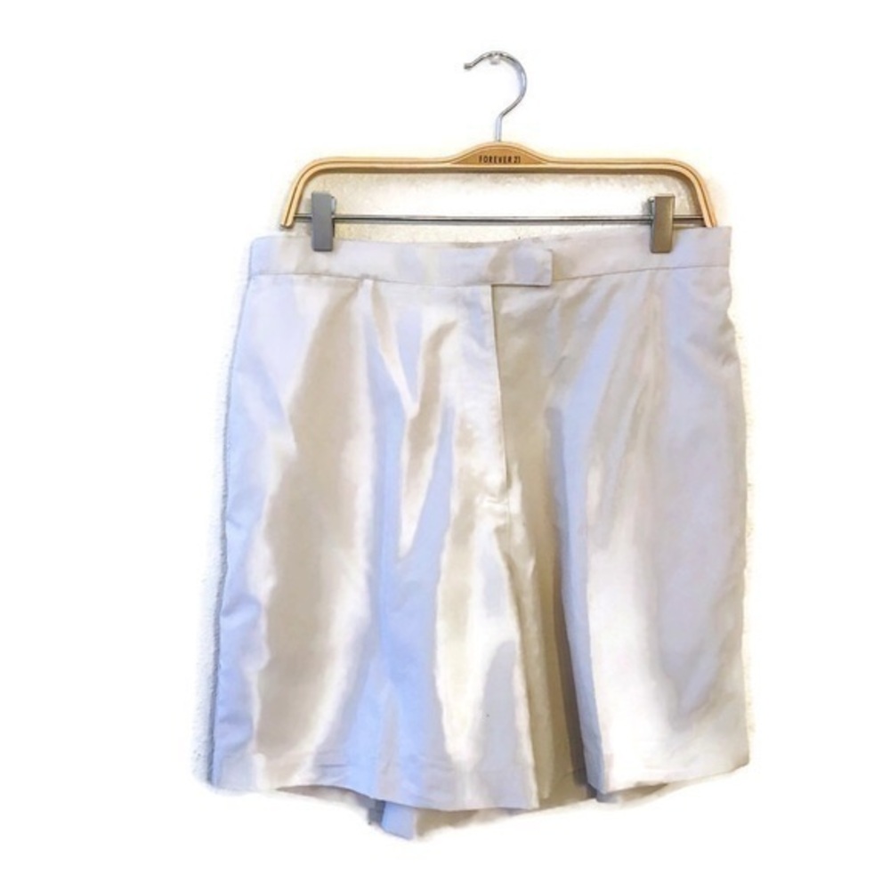 Page & Tuttle Khaki Stretch Bermuda Long Shorts